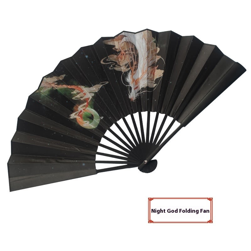 Antique Series Han Chinese Clothes Match Folding Fan view 7