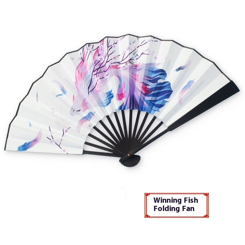 Antique Series Han Chinese Clothes Match Folding Fan
