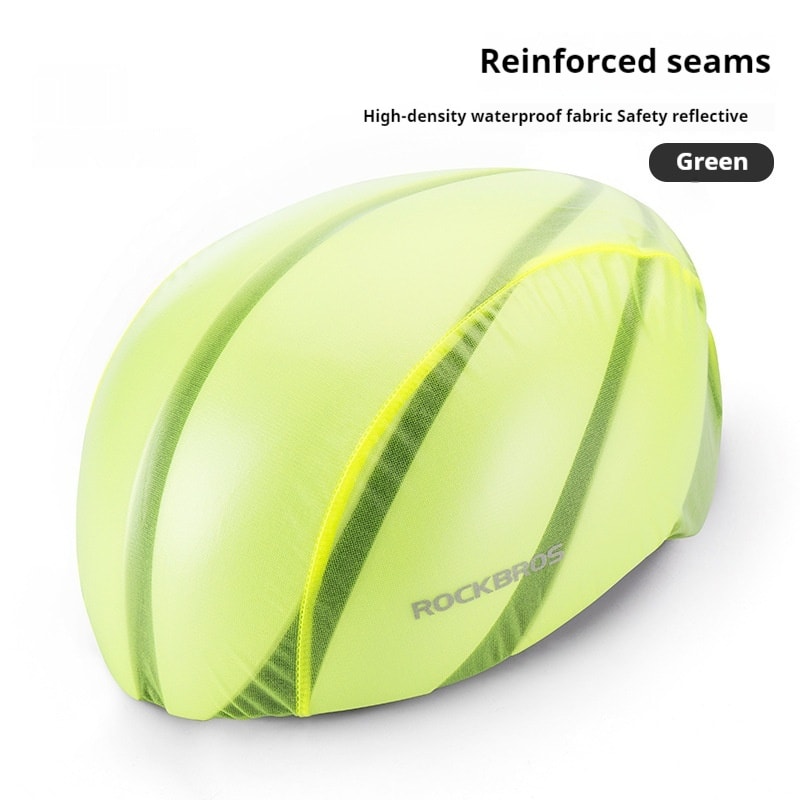 Bicycle Rainproof Dust Cover Mountain Highway Riding Hat Helmet view 2