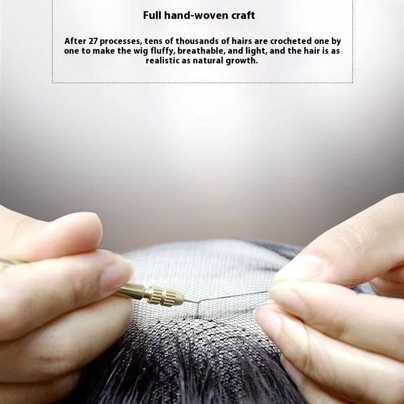 Middle-aged And Elderly Fashion Thin Hair Cover view 2