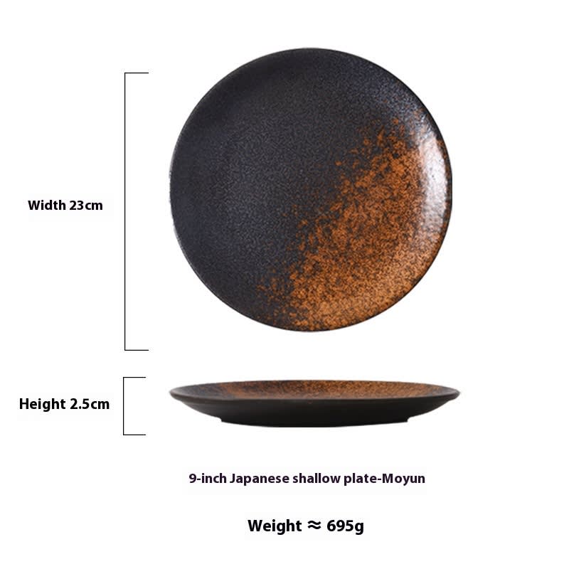 Japanese Household Simple Ceramic Shallow Plate view 17