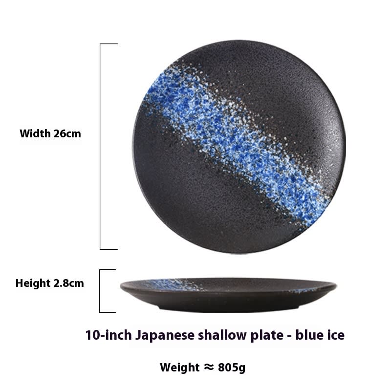 Japanese Household Simple Ceramic Shallow Plate view 5