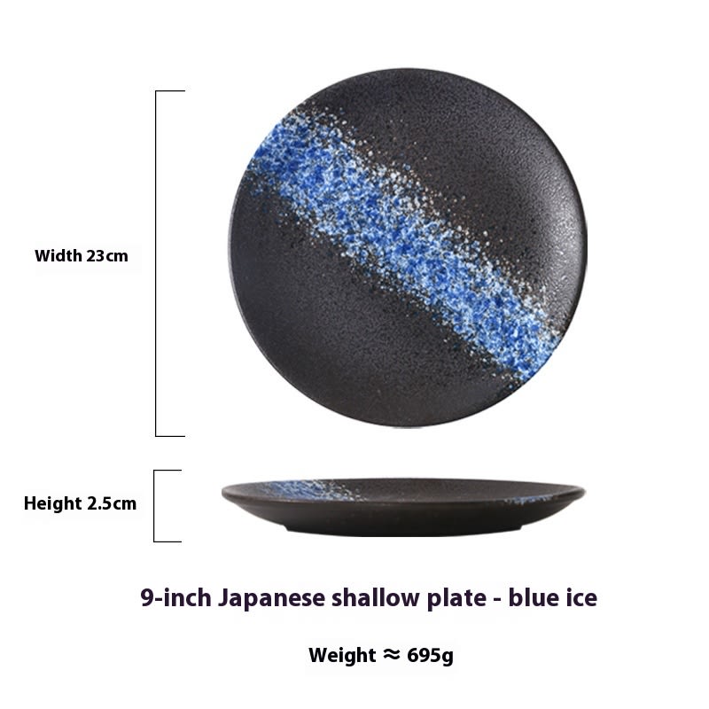 Japanese Household Simple Ceramic Shallow Plate view 6