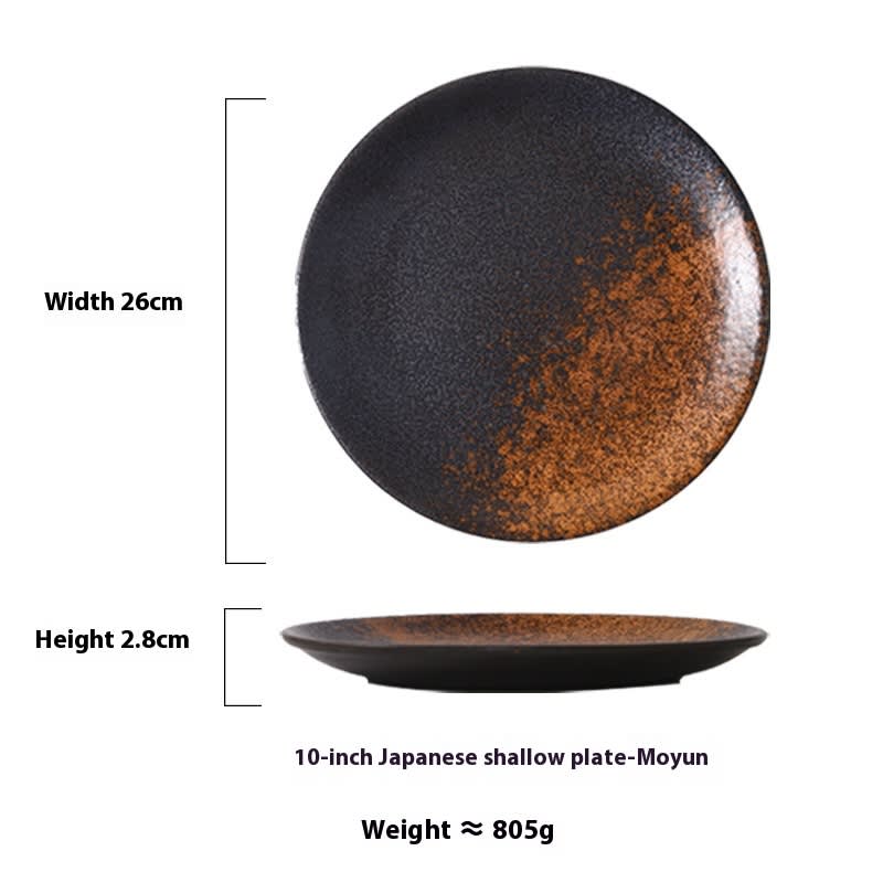 Japanese Household Simple Ceramic Shallow Plate view 10
