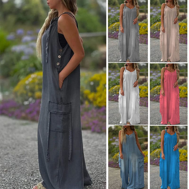 Jumpsuit Loose Comfortable Casual Pants view 6