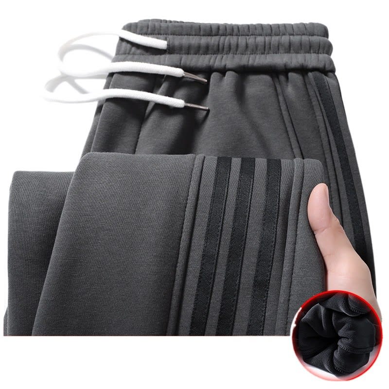 Sports Straight Fleece Padded Pants Men's Winter view 2