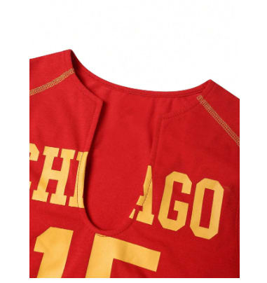Hollow Red Personalized Digital Printing Sleeveless Sports Vest view 3