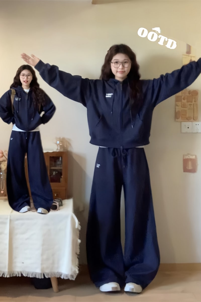 College Style Sportswear Suit Female Spring And Autumn Students Korean Style view 6