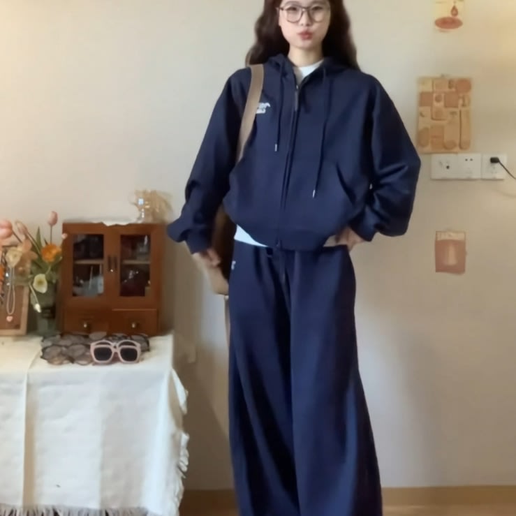 College Style Sportswear Suit Female Spring And Autumn Students Korean Style view 4
