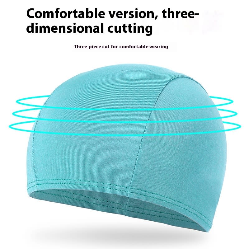 Solid Color High-elastic Fashion Lycra Swimming Cap Product view 5