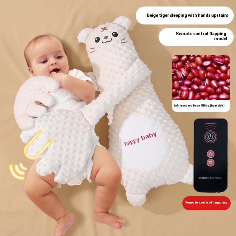 Infant Exhaust Pillow Hand Remote Controlled Soothing For Baby Sleep Cartoon Plush Toddler Comforting Hand view 9