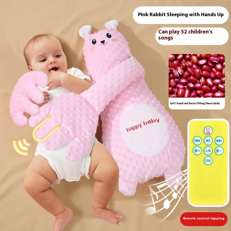Infant Exhaust Pillow Hand Remote Controlled Soothing For Baby Sleep Cartoon Plush Toddler Comforting Hand view 10