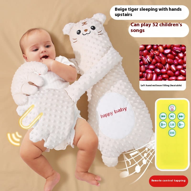 Infant Exhaust Pillow Hand Remote Controlled Soothing For Baby Sleep Cartoon Plush Toddler Comforting Hand view 12