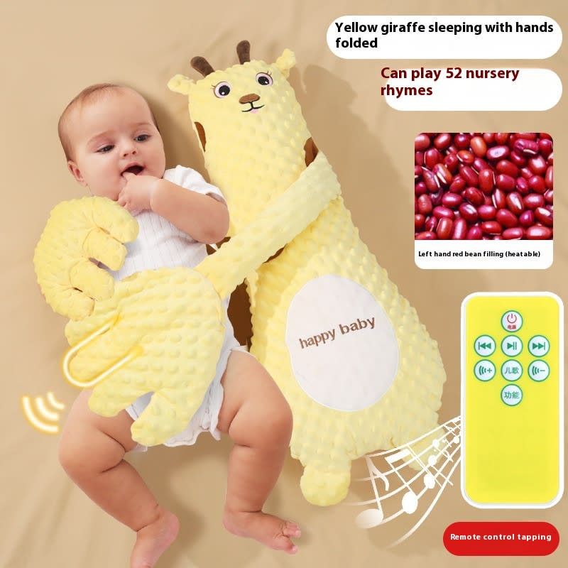 Infant Exhaust Pillow Hand Remote Controlled Soothing For Baby Sleep Cartoon Plush Toddler Comforting Hand view 11