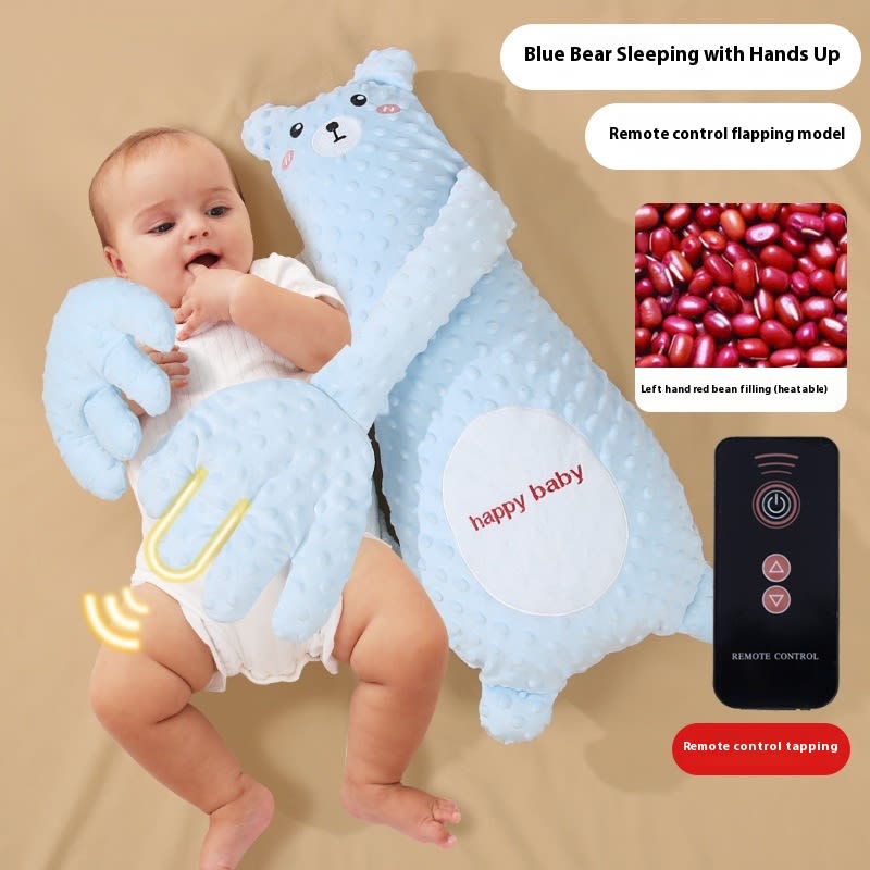 Infant Exhaust Pillow Hand Remote Controlled Soothing For Baby Sleep Cartoon Plush Toddler Comforting Hand view 13