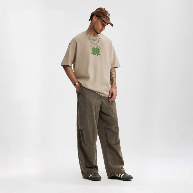 Street Flap Pocket Washed Paratrooper Overalls view 4