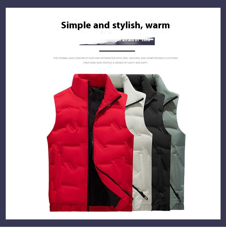 Cotton Vest Autumn And Winter New Thickened Coat Couple view 2