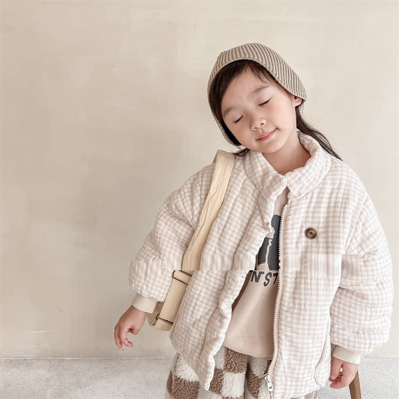 Soft Treatment Fleece-lined Thick Cotton-padded Coat view 2