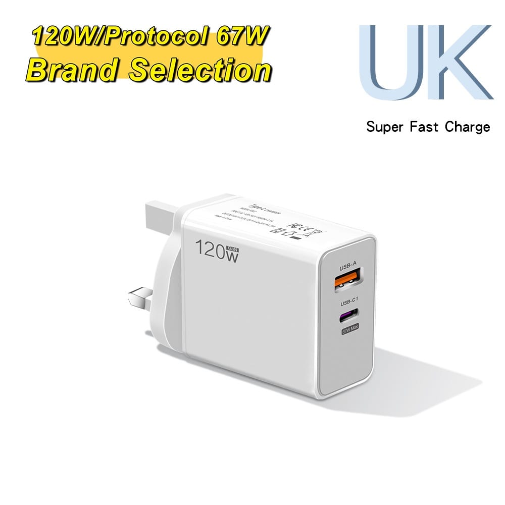 Fast Charge European And American British Standard Mobile Phone Charger view 3