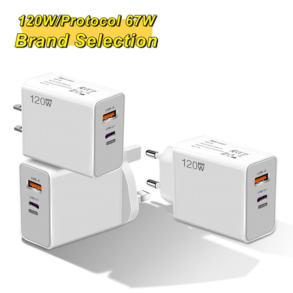 Fast Charge European And American British Standard Mobile Phone Charger view 1