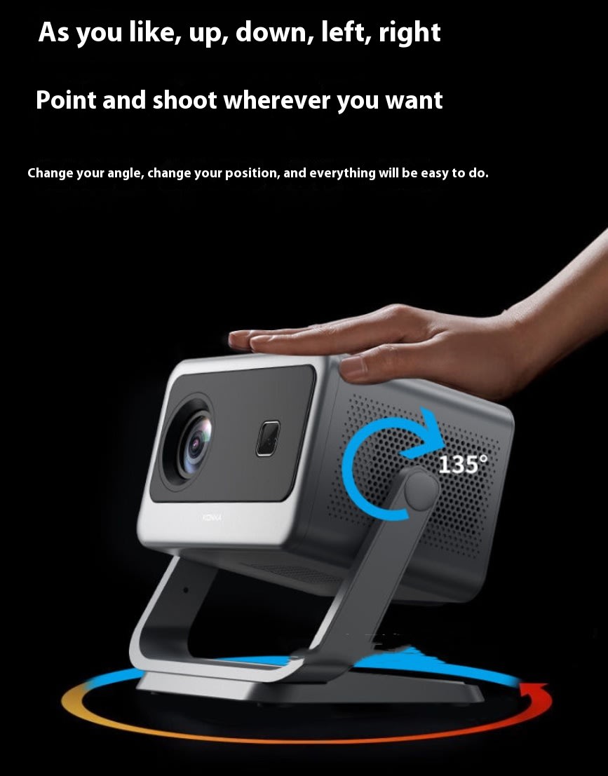 1080p Home Bedroom Theater PTZ Projector view 4
