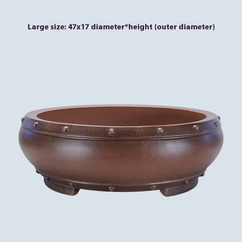 Purple Sand Floor Type Flowerpot Handmade view 8