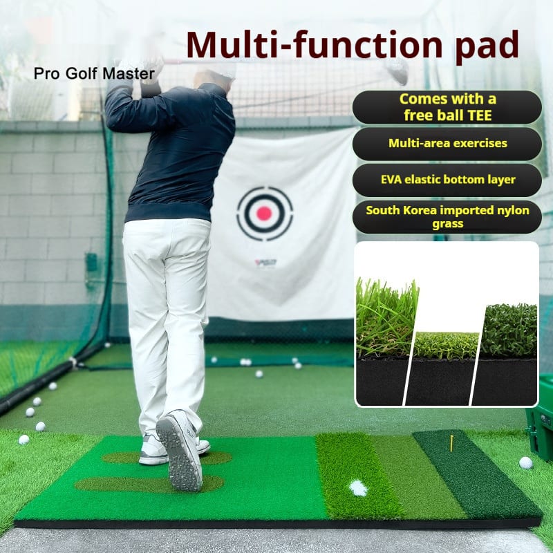 PGM Multifunctional Golf Pad Indoor Practice Ball Mat