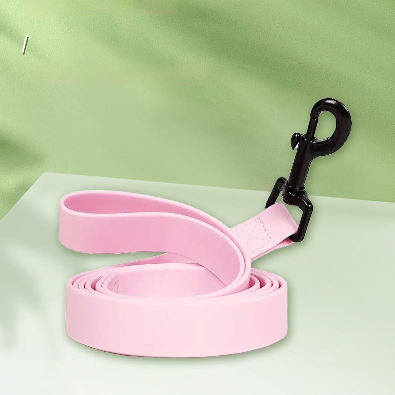 Simple Solid Color Plain Weave Pet Leash view 4