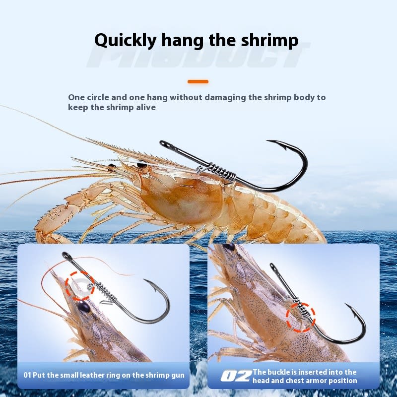 Spring Rubber Band Sea Fishing Lure For Live Shrimp view 18