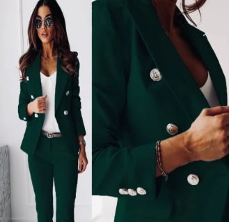 New All-matching Casual Suit Lapel Button-down Jacket And Slim-fit Trousers For Women's Office Business Set Clothing view 10