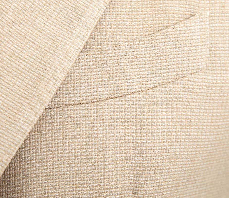 Commuter Cotton And Linen Textured Single-breasted Suit British Fashion Breathable view 4