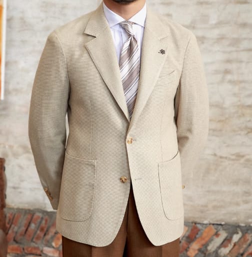 Commuter Cotton And Linen Textured Single-breasted Suit British Fashion Breathable view 6