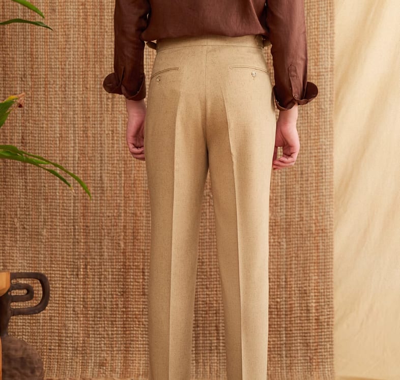 Men's Commuter's All-matching Naples High Waist Straight Casual Pants view 1