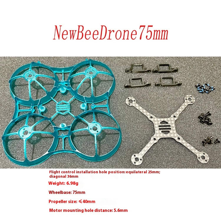 Brushless Accessories 75mm Four-axis Blast-resistant Mobula6 Transplant Rack view 4
