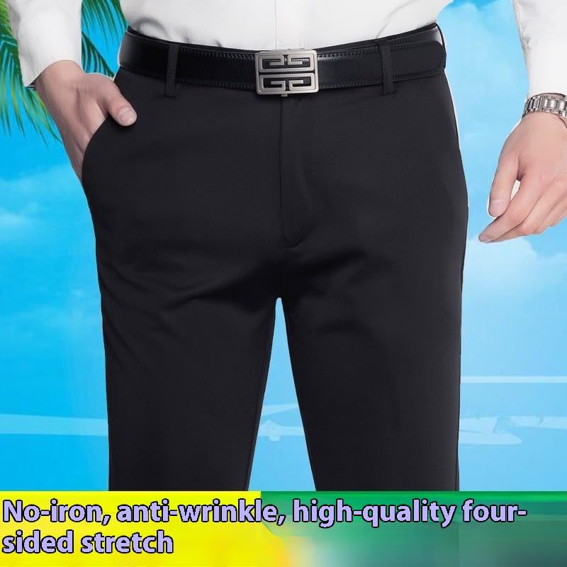 Thin Men's Straight Long Pants view 8