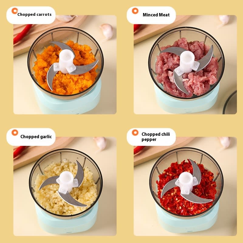 New Minced Meat Household Small Electric Multi-function Food Processor view 2