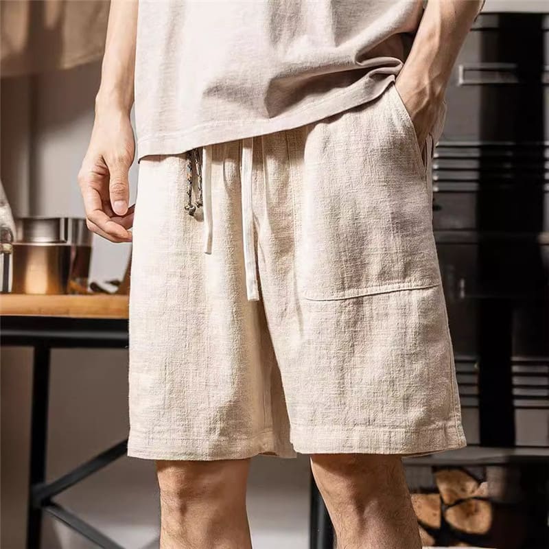 Summer Moisture Absorption Breathable And Loose Casual Men's Pants view 5