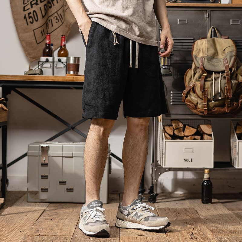 Summer Moisture Absorption Breathable And Loose Casual Men's Pants view 4
