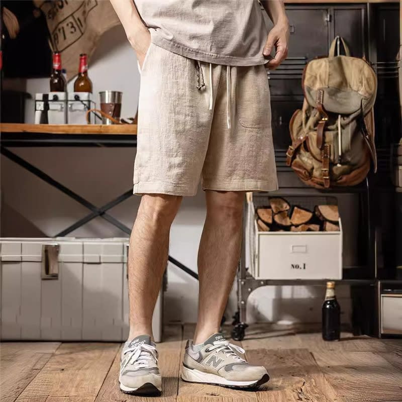 Summer Moisture Absorption Breathable And Loose Casual Men's Pants view 6