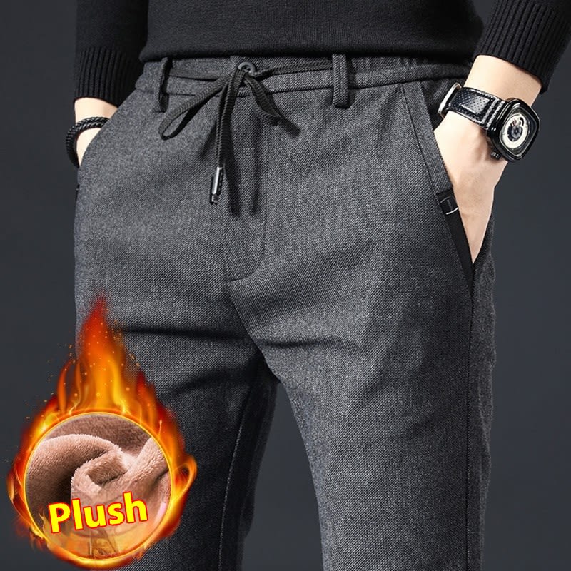 Style Autumn Brushed Casual Straight Business Middle-aged Father Men's All-matching Slim-fitting Long Pants view 15