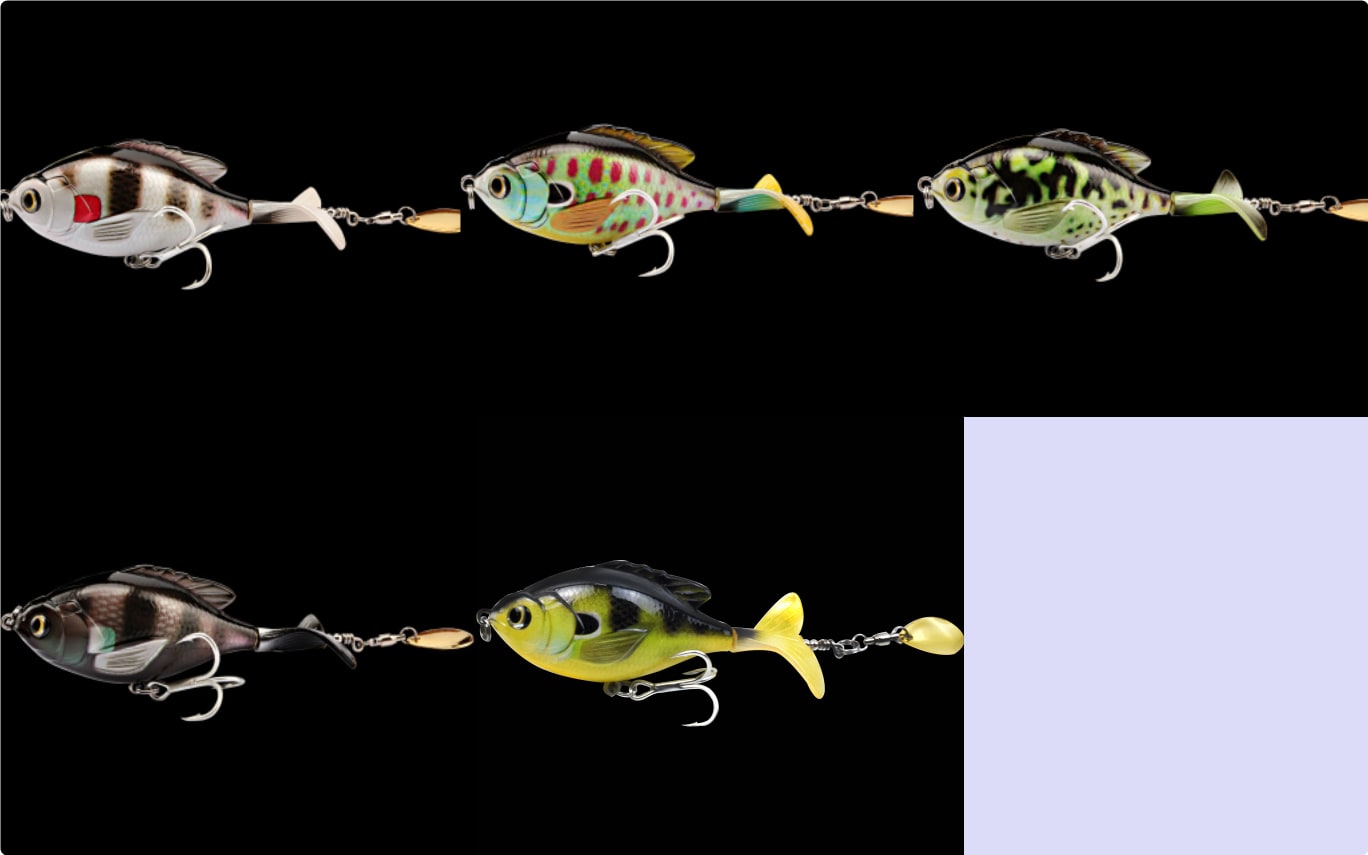 Tractor lure fishing lure view 9