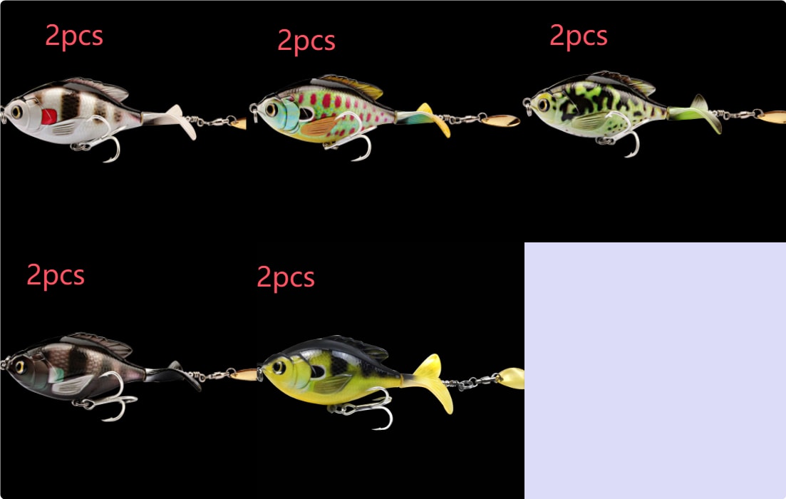 Tractor lure fishing lure view 5
