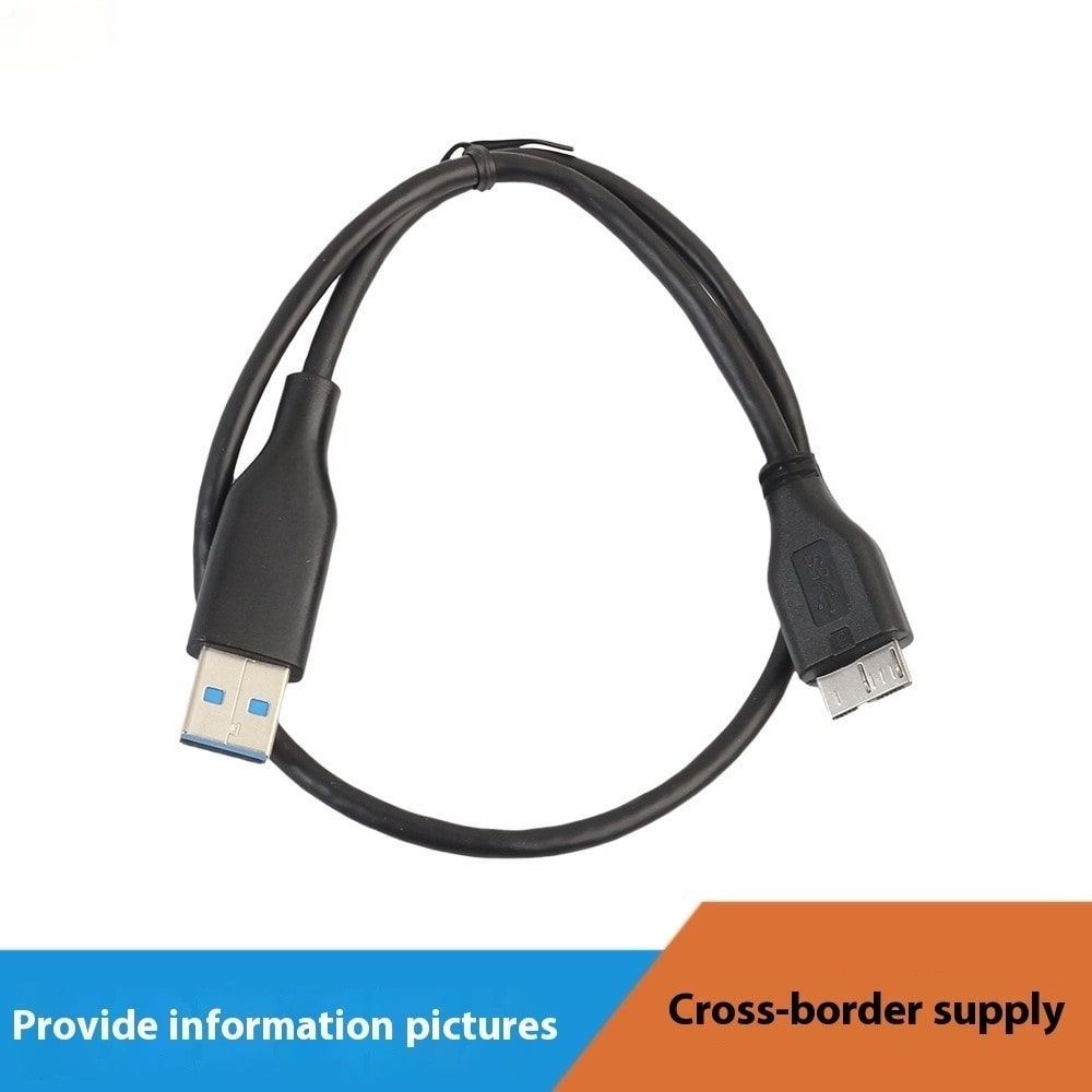 Black USB Revolution Laptop Mobile Hard-disc Connecting Line Copper