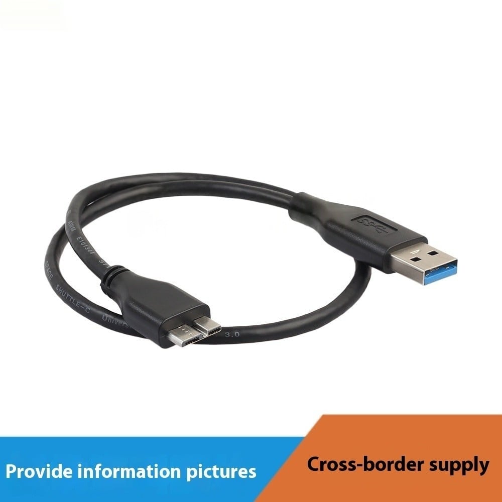 Black USB Revolution Laptop Mobile Hard-disc Connecting Line Copper view 4
