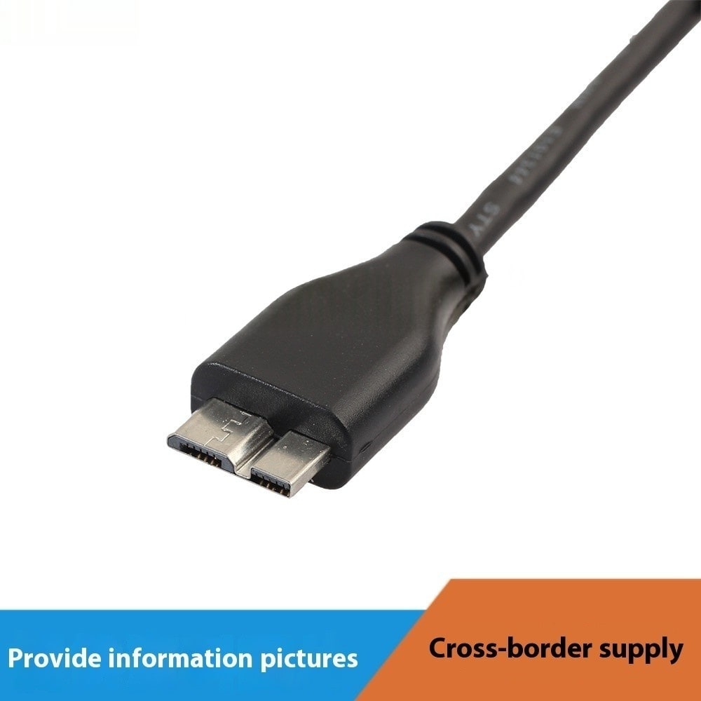 Black USB Revolution Laptop Mobile Hard-disc Connecting Line Copper view 3