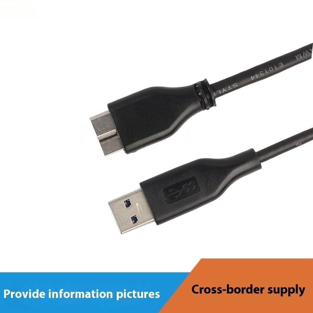 Black USB Revolution Laptop Mobile Hard-disc Connecting Line Copper view 6