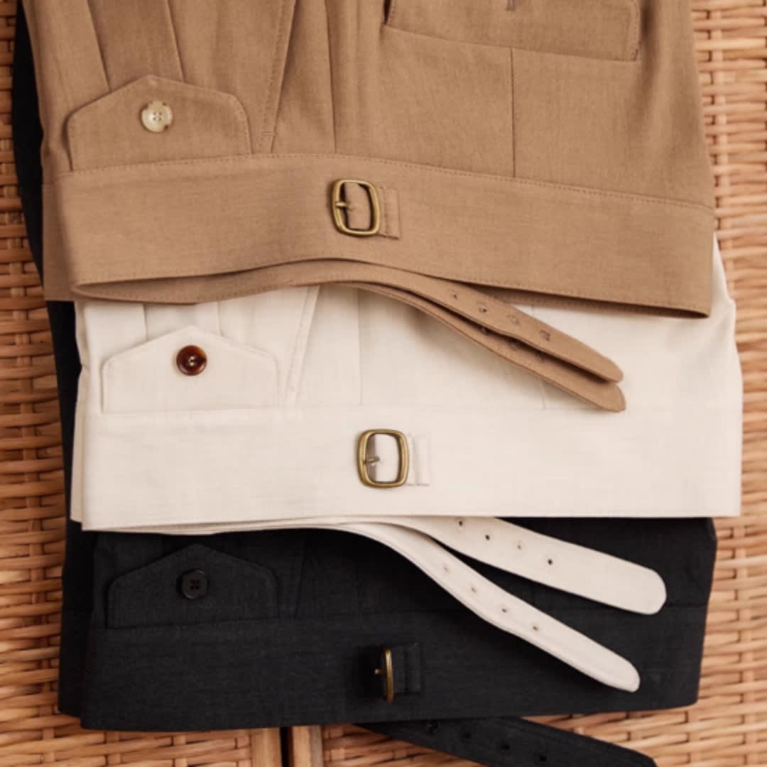 Commuting Italian Style Business Wrinkle Resistant Casual Pants For Men In England view 5