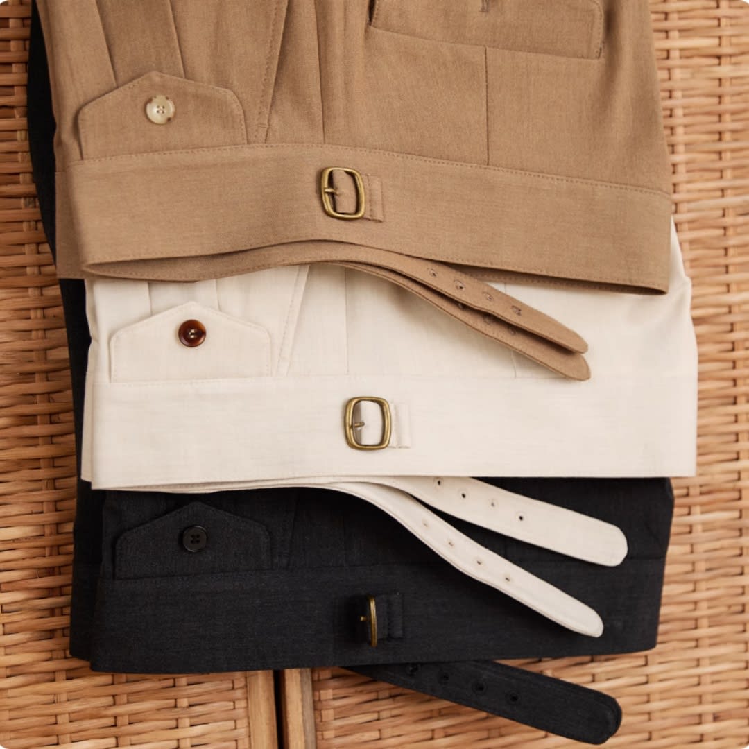Commuting Italian Style Business Wrinkle Resistant Casual Pants For Men In England view 3