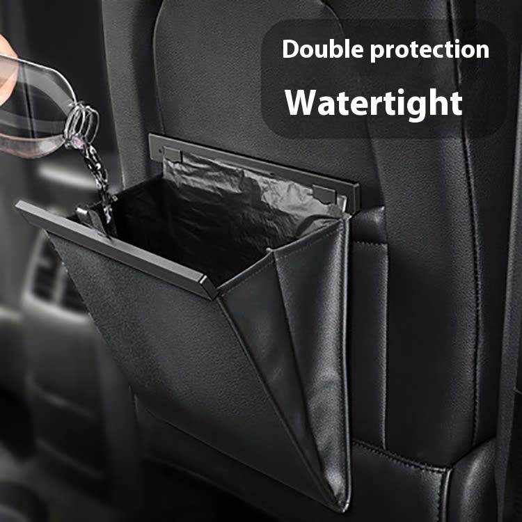 Car Leather Waterproof Garbage Bag view 6