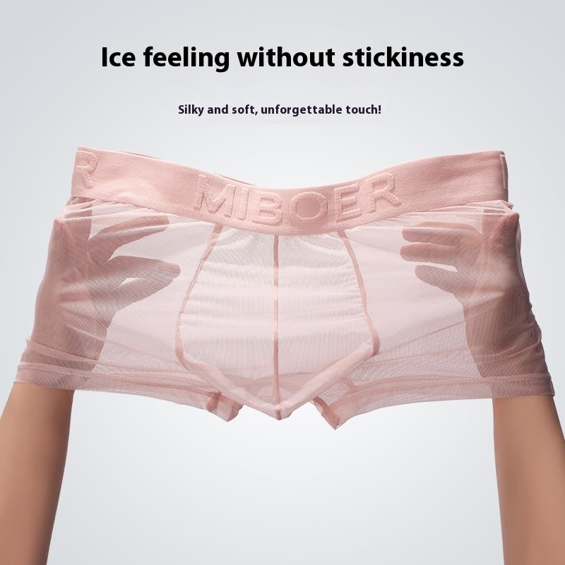 Men's Thin Invisible And Breathable Boxers view 10
